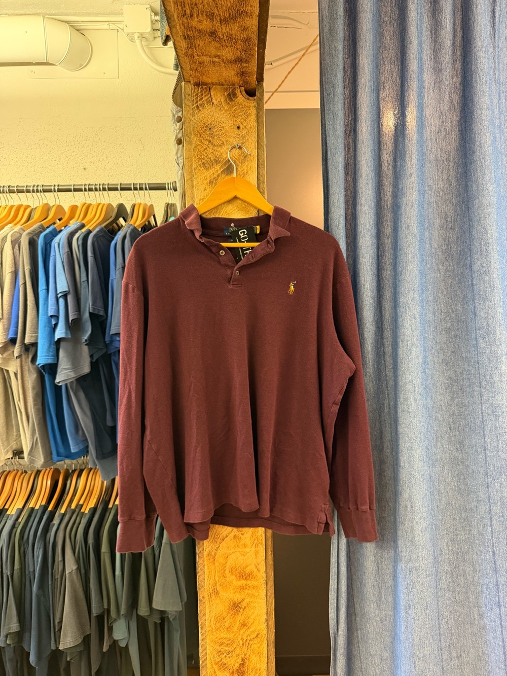 Vintage Ralph Lauren burgundy Long Sleeve